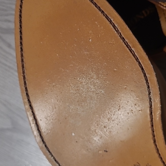 Mint Condition Allen Edmonds Port Washington Brown Cap Toe Oxford Shoes Mens 13 main image 4